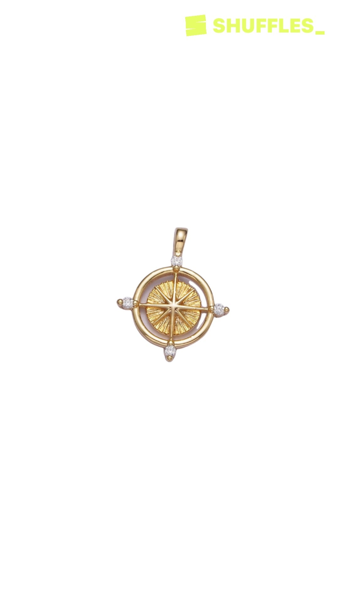 Mini compass pendant
