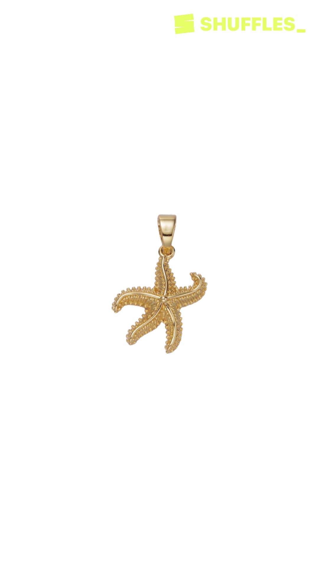 Starfish pendant