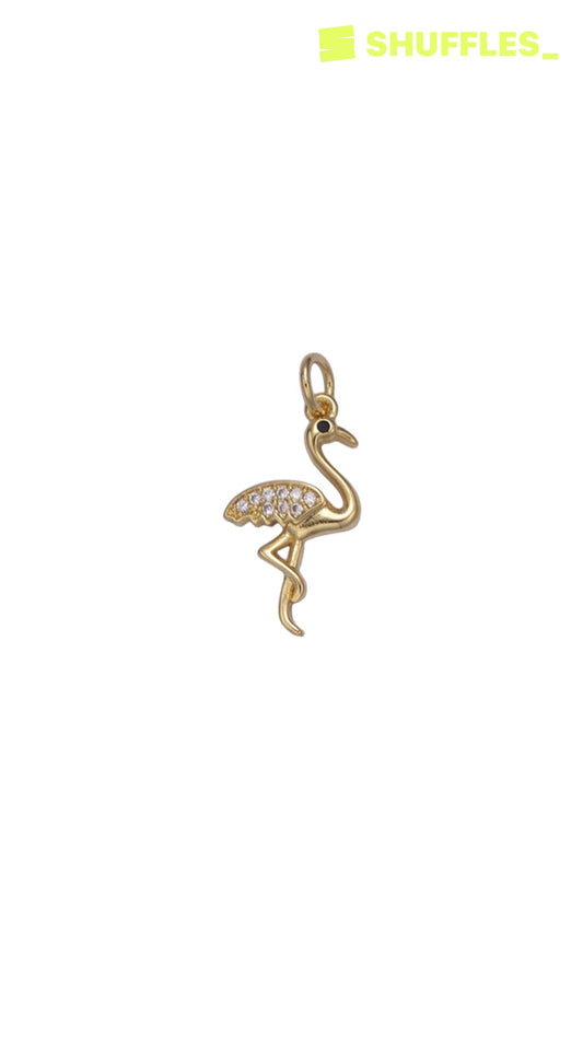 Flamingo charm
