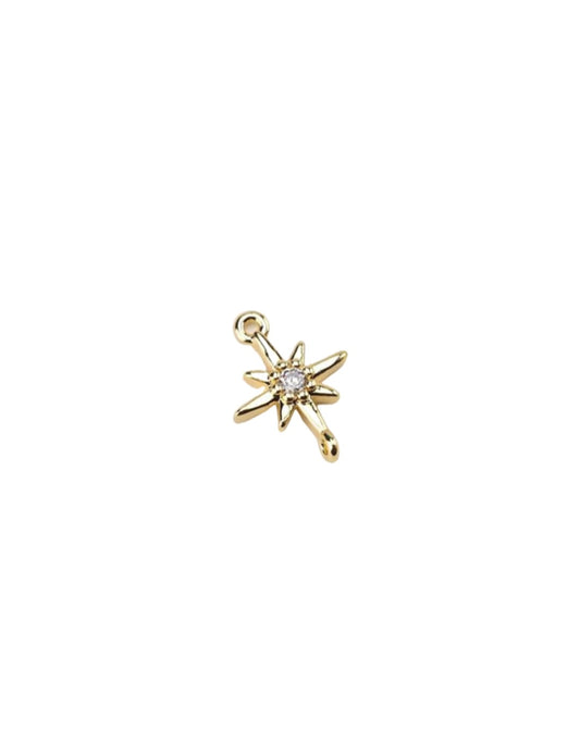 Gold skinny star