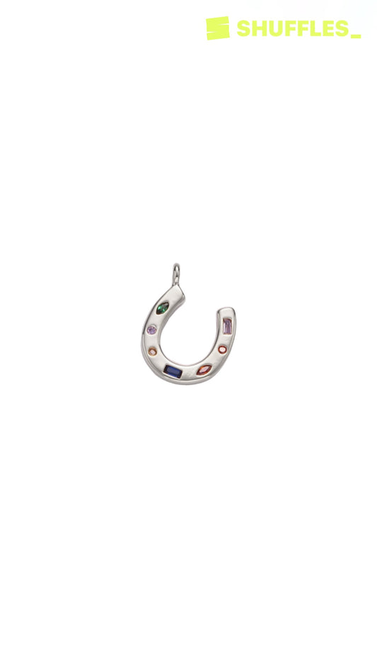 Silver horse shoe