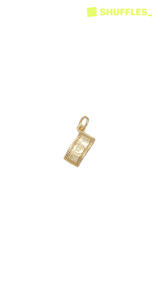 Dollar bill charm