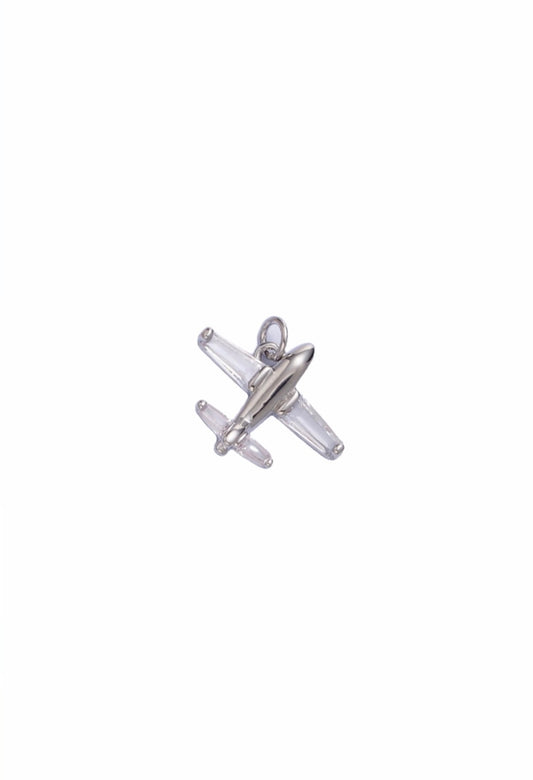 Silver/Gold crystal airplane